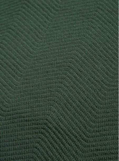 Almofada tricô verde escuro