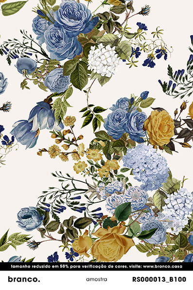 Papel-de-parede-floral-grande-azul