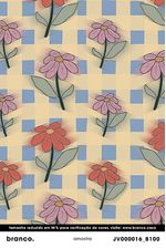 Papel-de-parede-primavera-futurista-xadrez-mini-rosa-e-vermelho