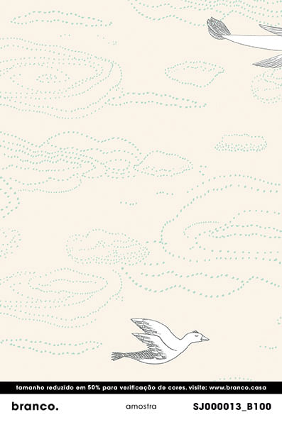 Papel-de-parede-voo-bege
