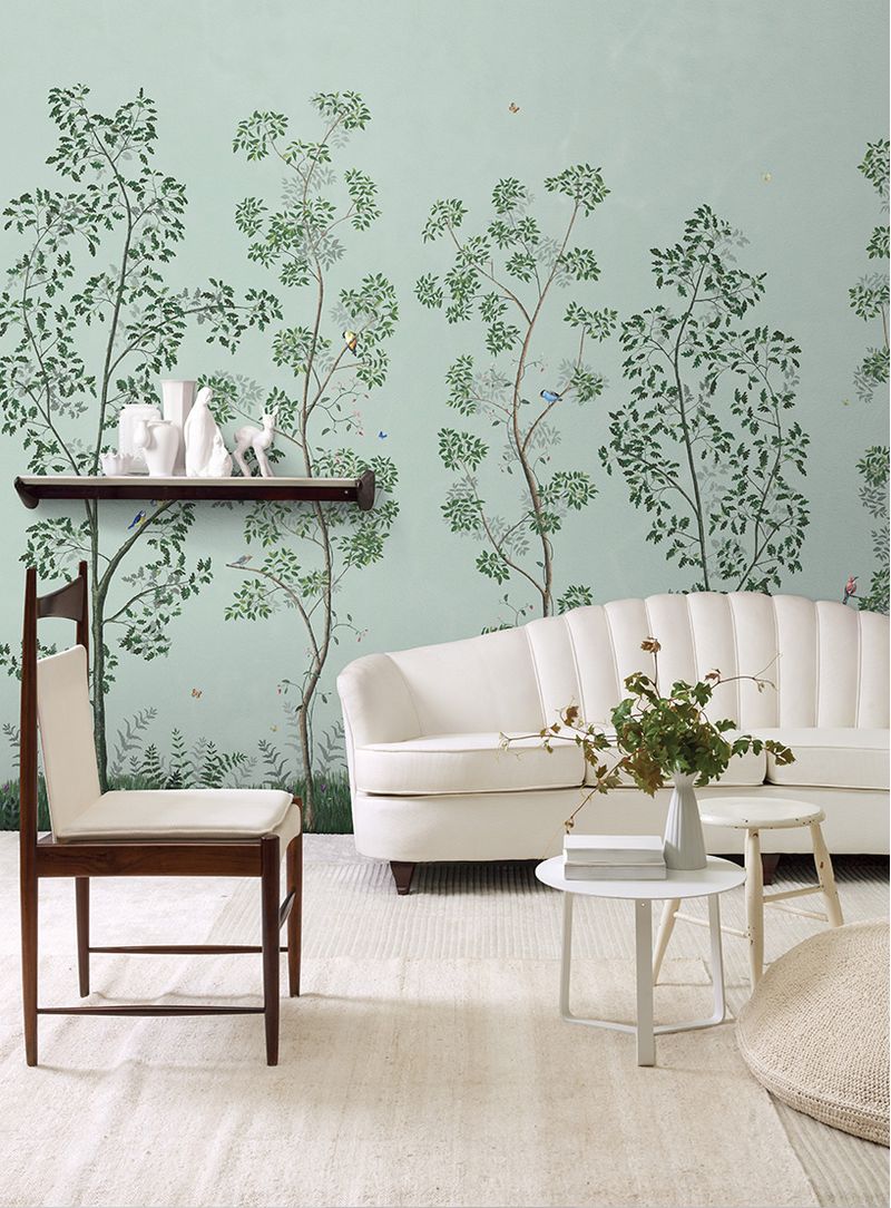 Painel-de-parede-alameda-fundo-verde