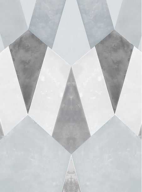 Painel de parede colina branco e preto
