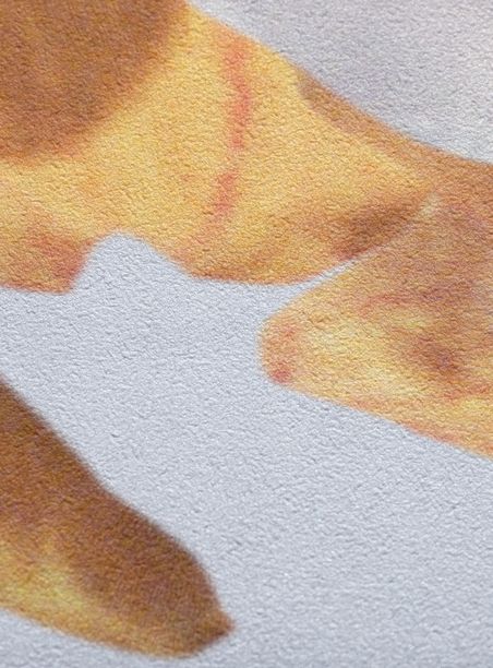 Painel de parede flora v fundo lilás