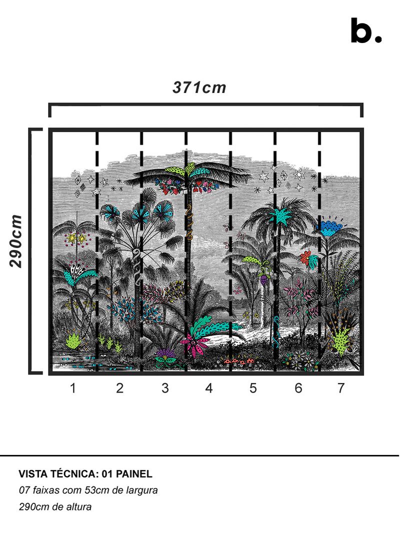 Painel-de-parede-floresta-i-colorido