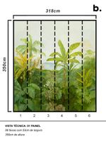 Painel-de-parede-floresta-ii-verde