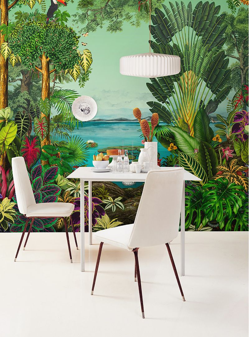 Painel-de-parede-forest-and-no-machine-colorido