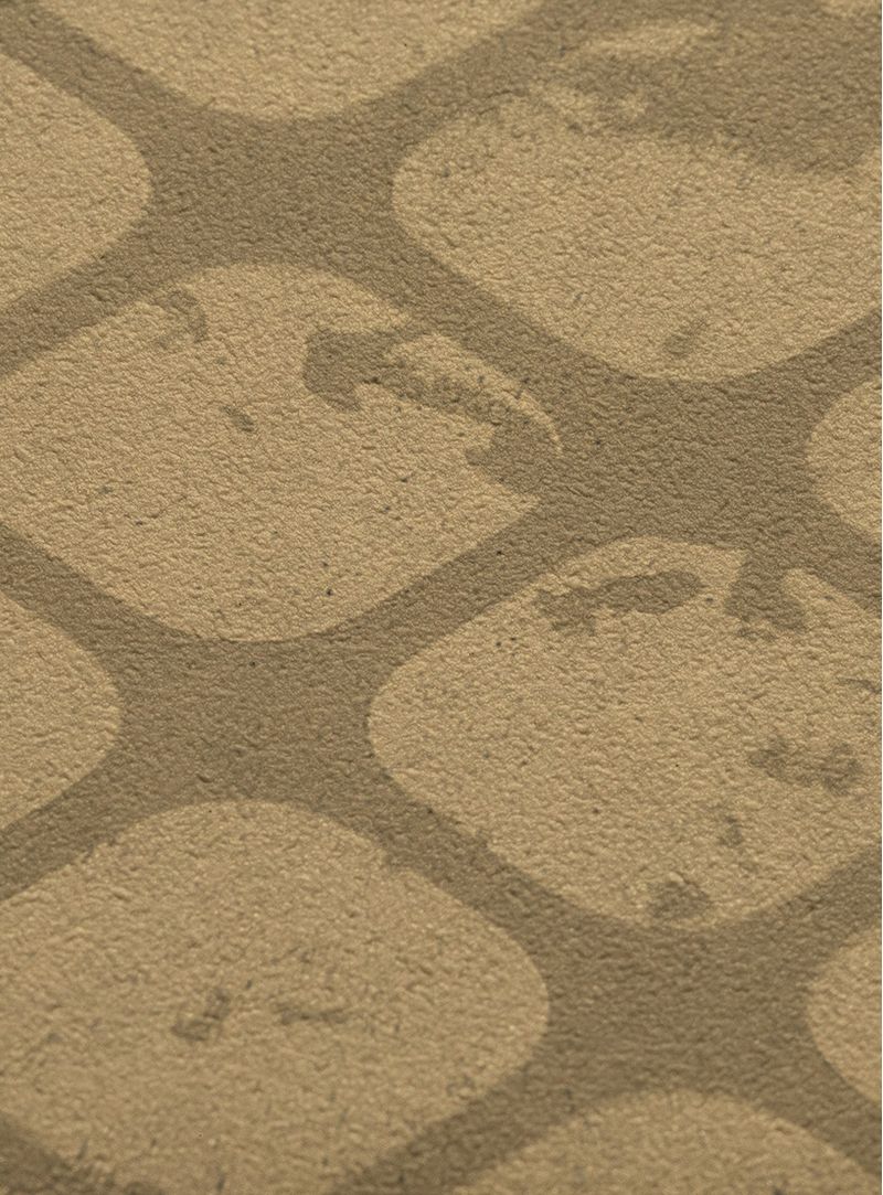 Painel-de-parede-fractal-natural-amarelo-e-marrom