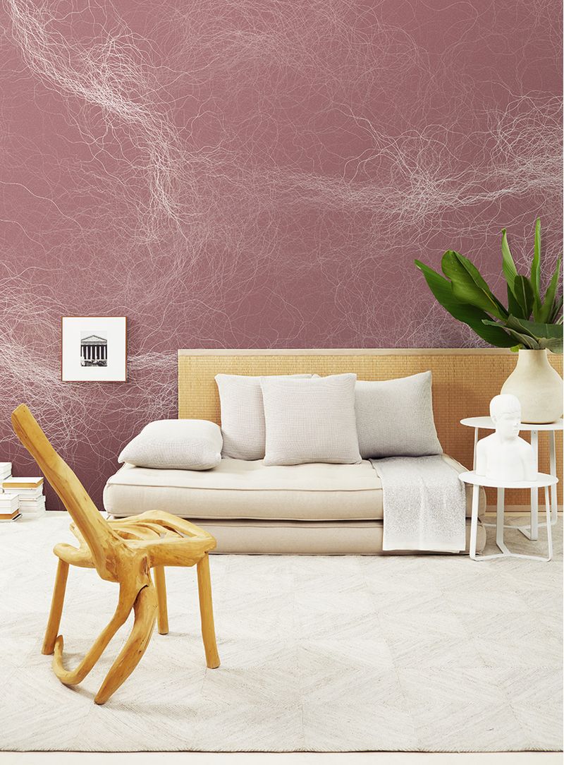 Painel-de-parede-linhas-espaciais-rosa