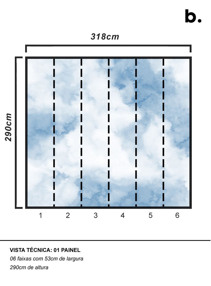 Painel-de-parede-mar-azul-claro