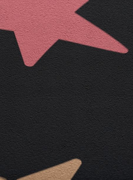 Painel de parede noite estrelada preto colorido