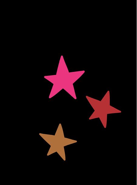 Painel de parede noite estrelada preto colorido
