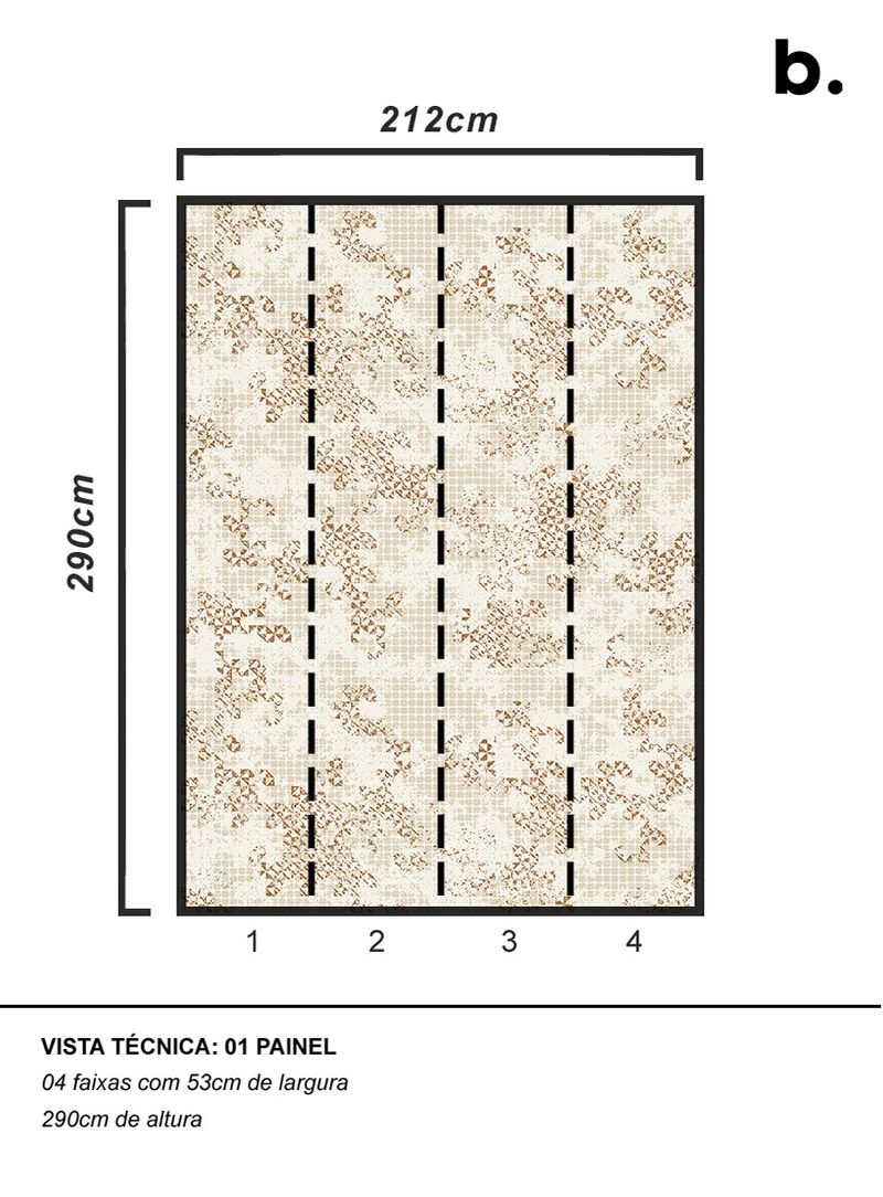 Painel-de-parede-sobreposicao-fractal-bege