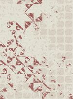 Painel-de-parede-sobreposicao-fractal-bege-e-vermelho