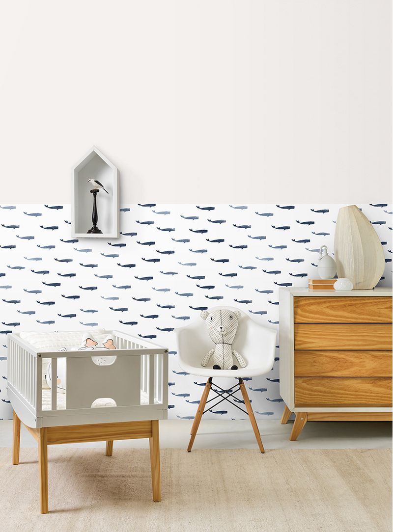 Papel-de-parede-baleia-azul