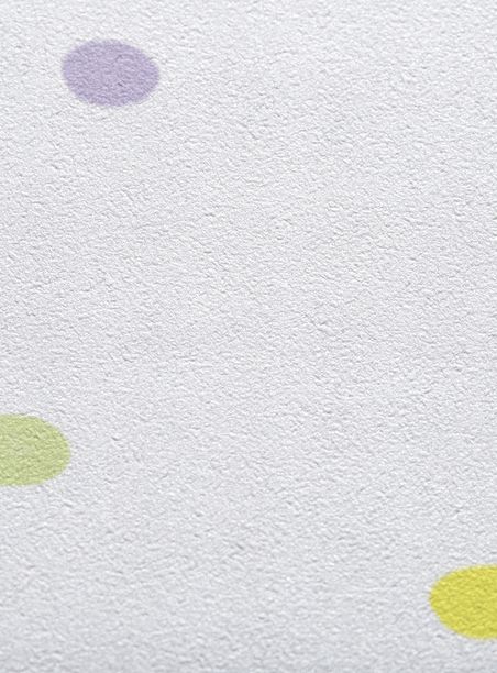 Papel de parede bolinha colorido pastel