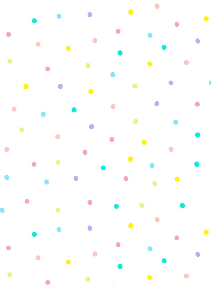 Papel-de-parede-bolinha-colorido-pastel