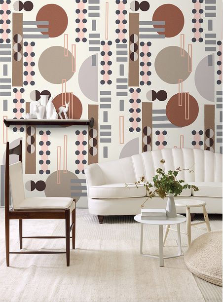 Papel de parede cheio e vazio branco