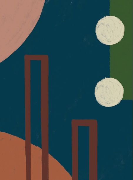 Papel de parede cheio e vazio azul
