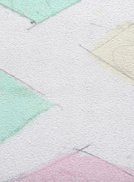 Papel de parede desenho de apoio i rosa e amarelo