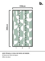 Papel-de-parede-esferas-branco-e-verde