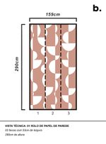 Papel-de-parede-esferas-branco-e-rosa