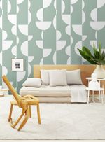 Papel-de-parede-esferas-branco-e-verde