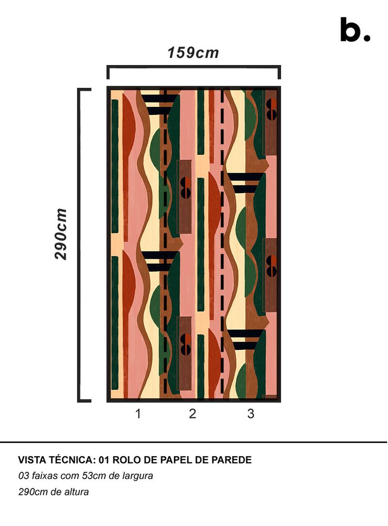 Papel-de-parede-estrutura-verde-e-bege