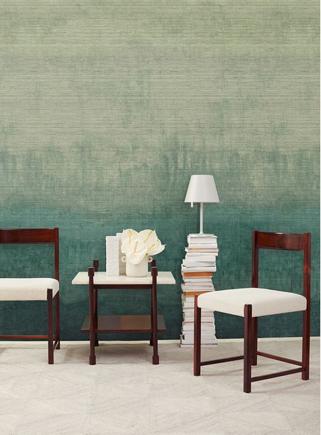 Papel de parede falésias verde