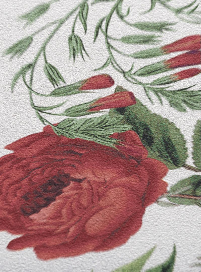 Papel-de-parede-floral-grande-vermelho