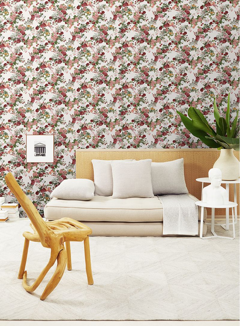 Papel-de-parede-floral-grande-vermelho