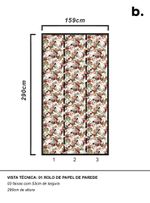 Papel-de-parede-floral-grande-vermelho