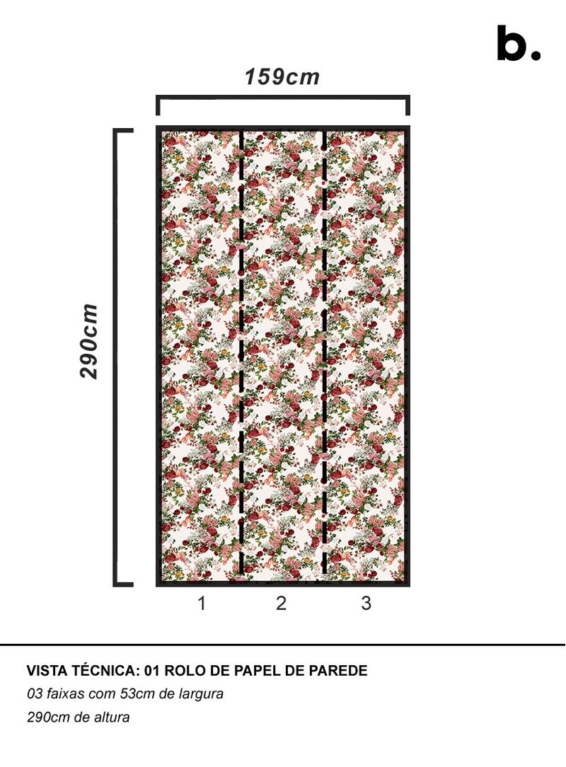 Papel-de-parede-floral-grande-vermelho