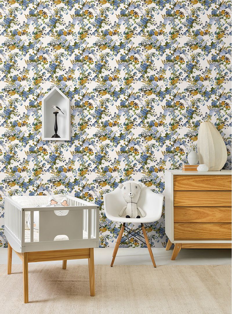 Papel-de-parede-floral-grande-azul