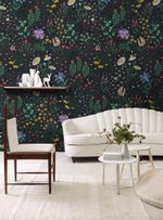 Papel-de-parede-floral-pop-azul-noite