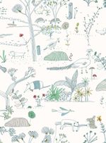 Papel-de-parede-floresta-multicolorida