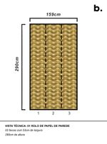 Papel-de-parede-grafismo-rede-ocre-suave
