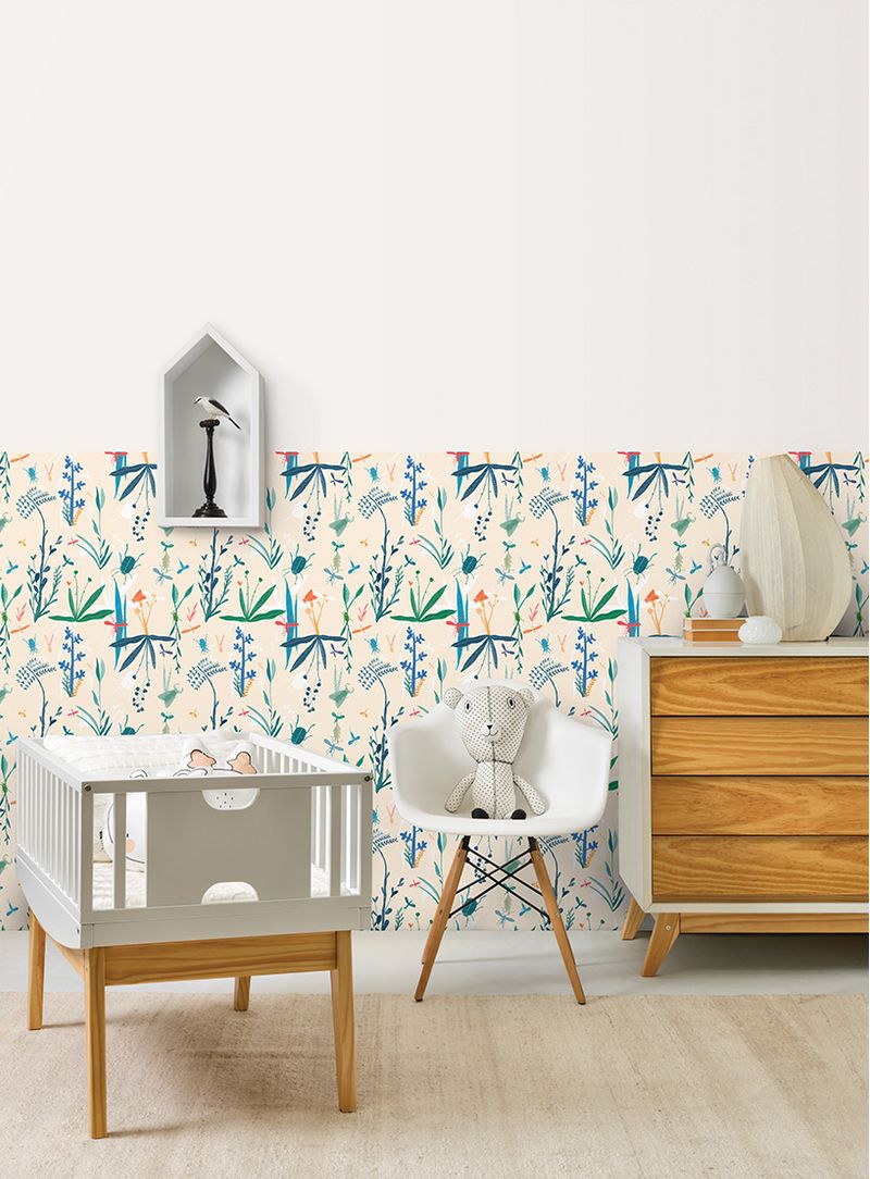 Papel-de-parede-insetos-i-fundo-bege