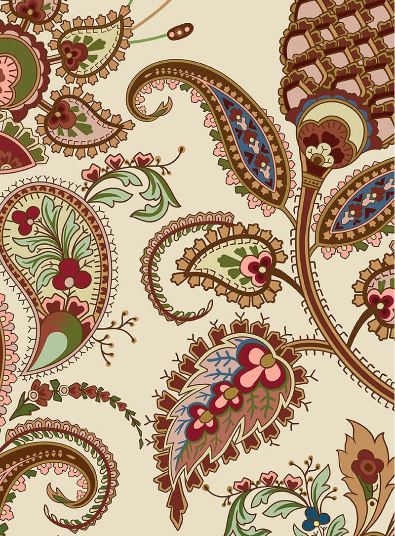 Papel-de-parede-jardim-paisley-ocre