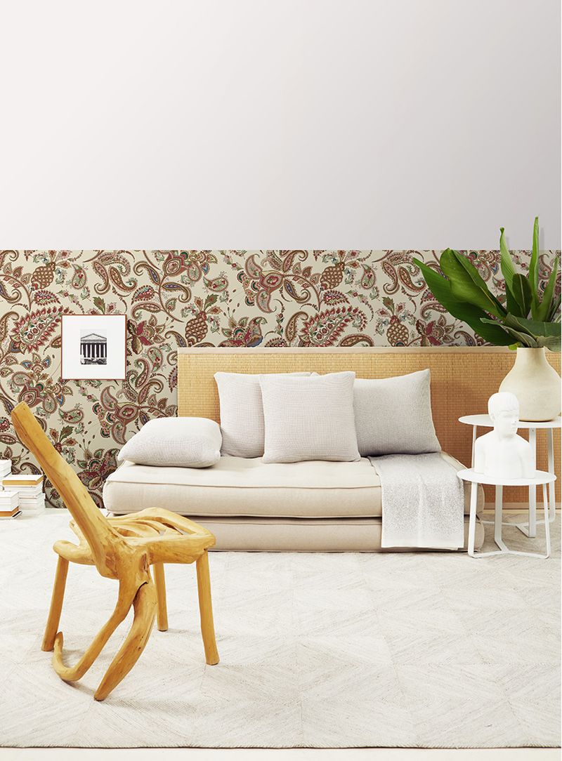 Papel-de-parede-jardim-paisley-ocre