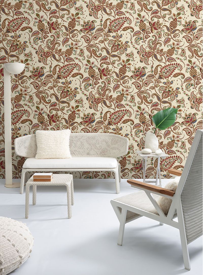 Papel-de-parede-jardim-paisley-ocre