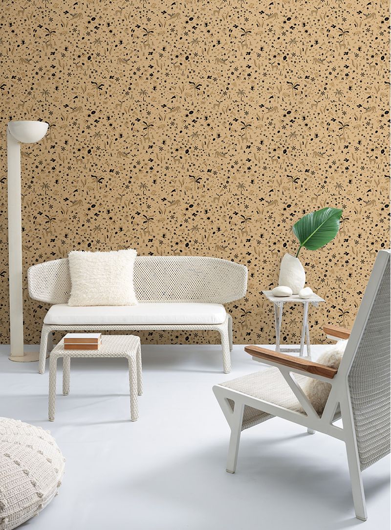 Papel-de-parede-jardim-surreal-areia