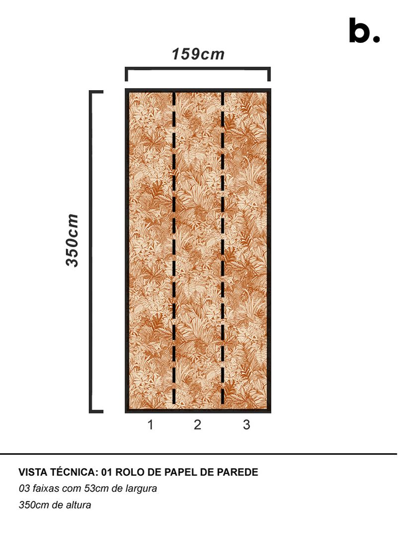 Papel-de-parede-mata-atlantica-laranja