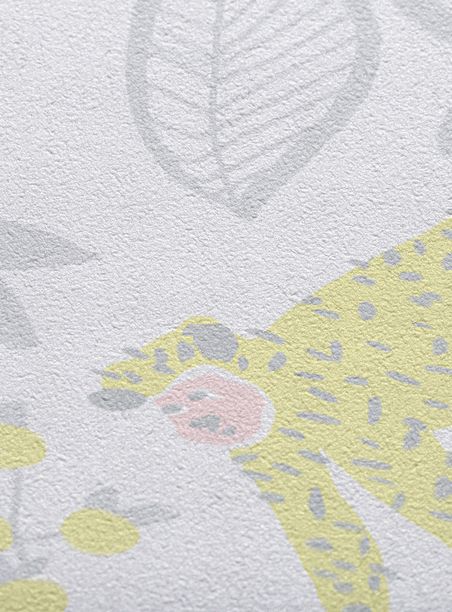 Papel de parede macacos branco