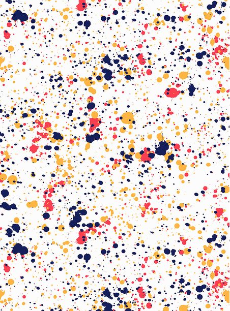 Papel de parede pingos colorido