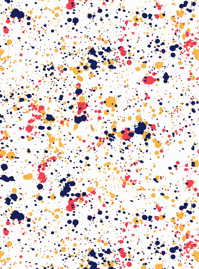 Papel-de-parede-pingos-colorido