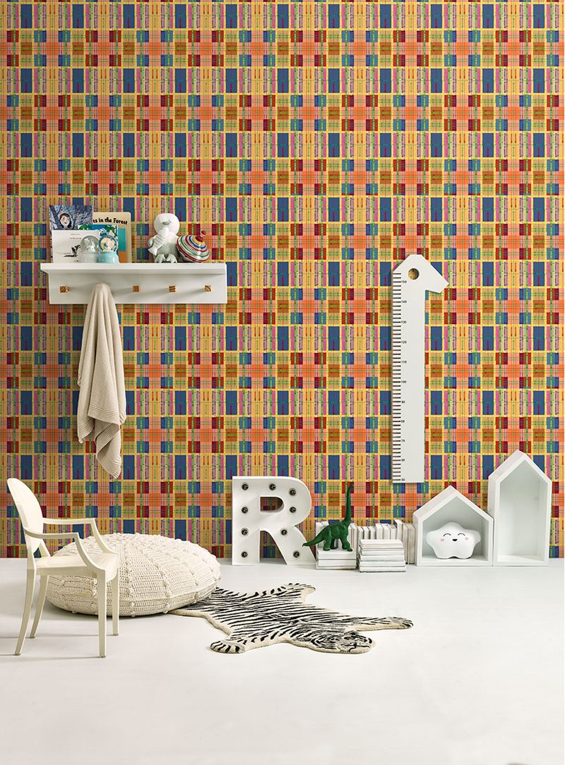 Papel-de-parede-tartan-de-lapis-colorido
