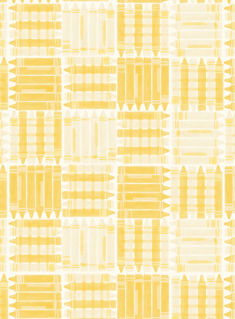 Papel-de-parede-vichy-de-lapis-amarelo