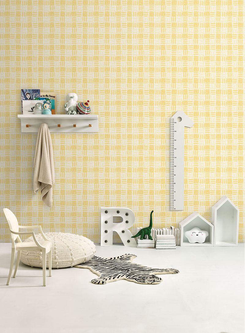 Papel-de-parede-vichy-de-lapis-amarelo