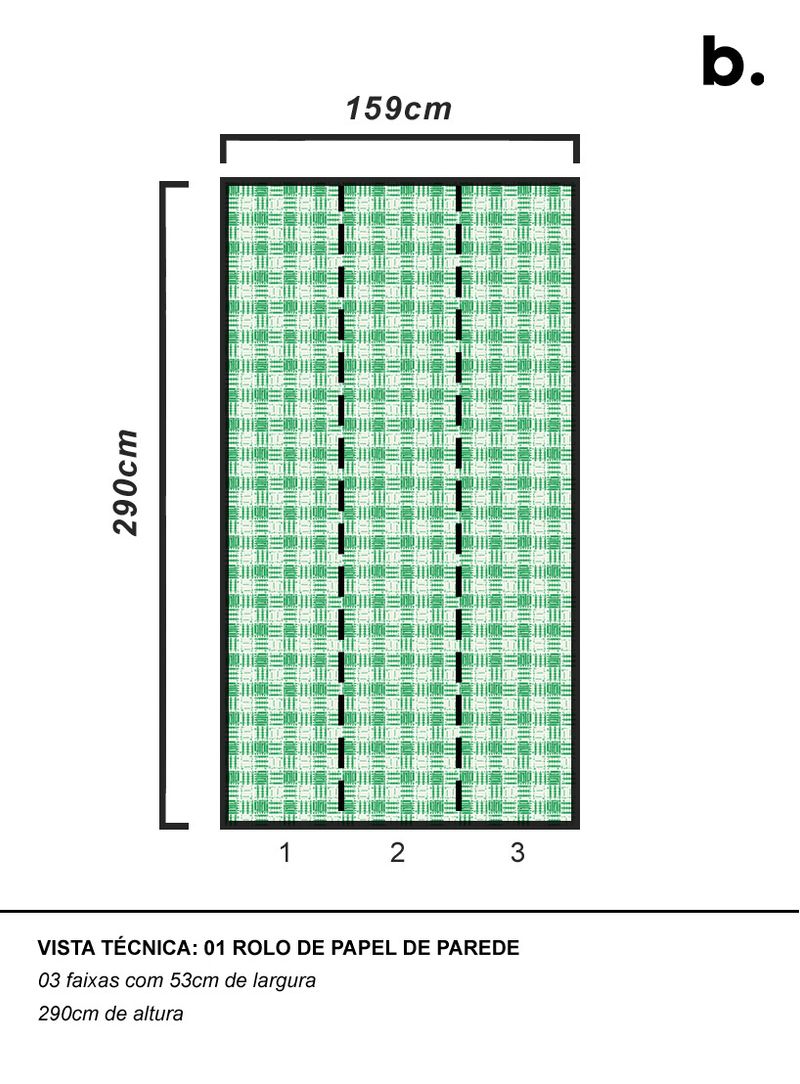 Papel-de-parede-vichy-de-lapis-verde
