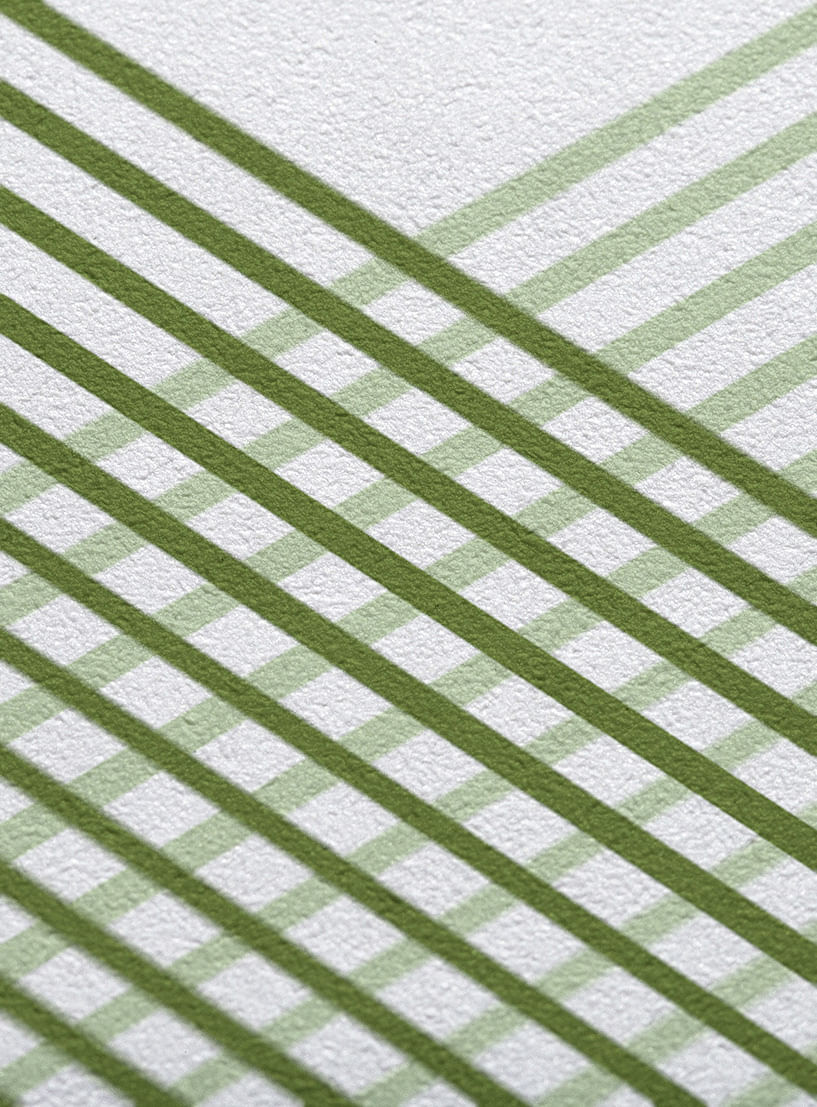 papel de parede xadrez verde e branco - Branco Casa